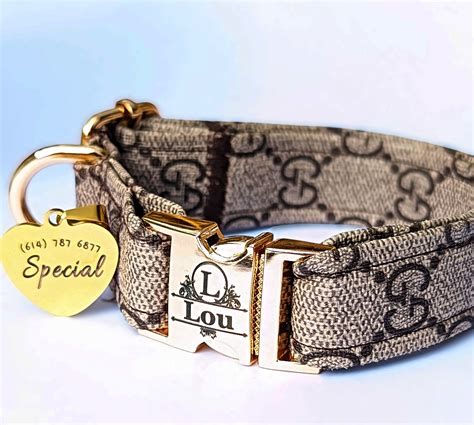 designer dog collars gucci|extra small designer dog collars.